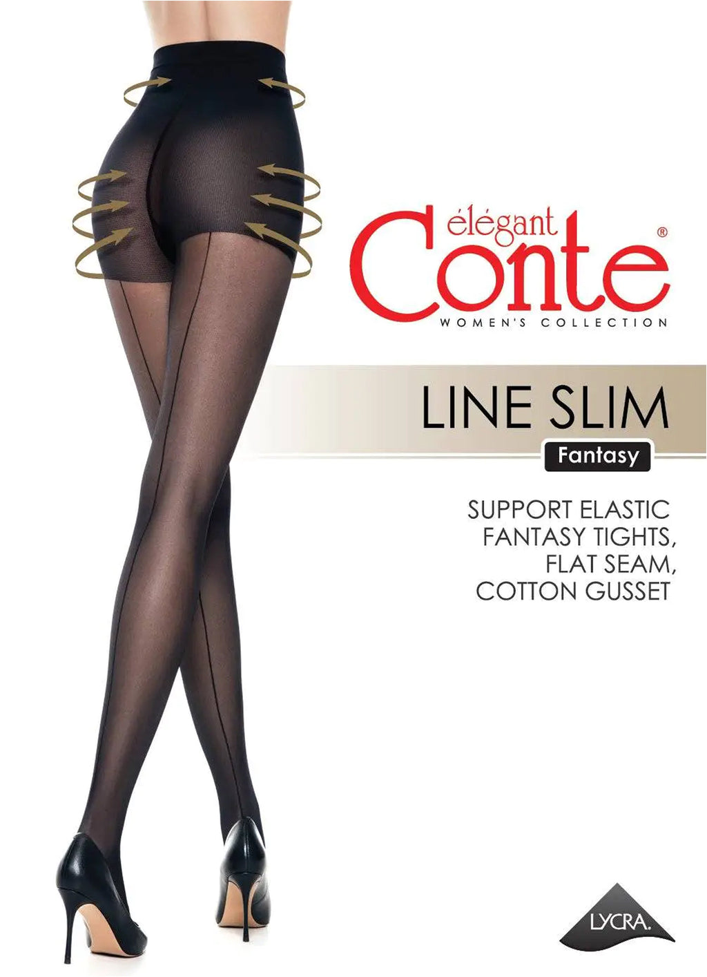 TheRanok.com Fantasy Tights Conte Line Slim - Shaping Shorts — in-use photo