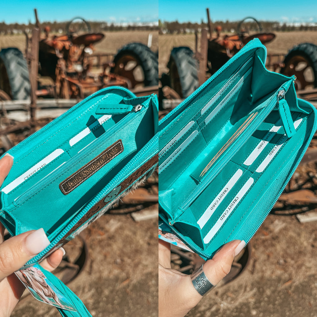 Haute Southern Hyde The Turquoise Dreams Wallet a Haute Southern Hyde by Beth Marie Exclusive — lifestyle context