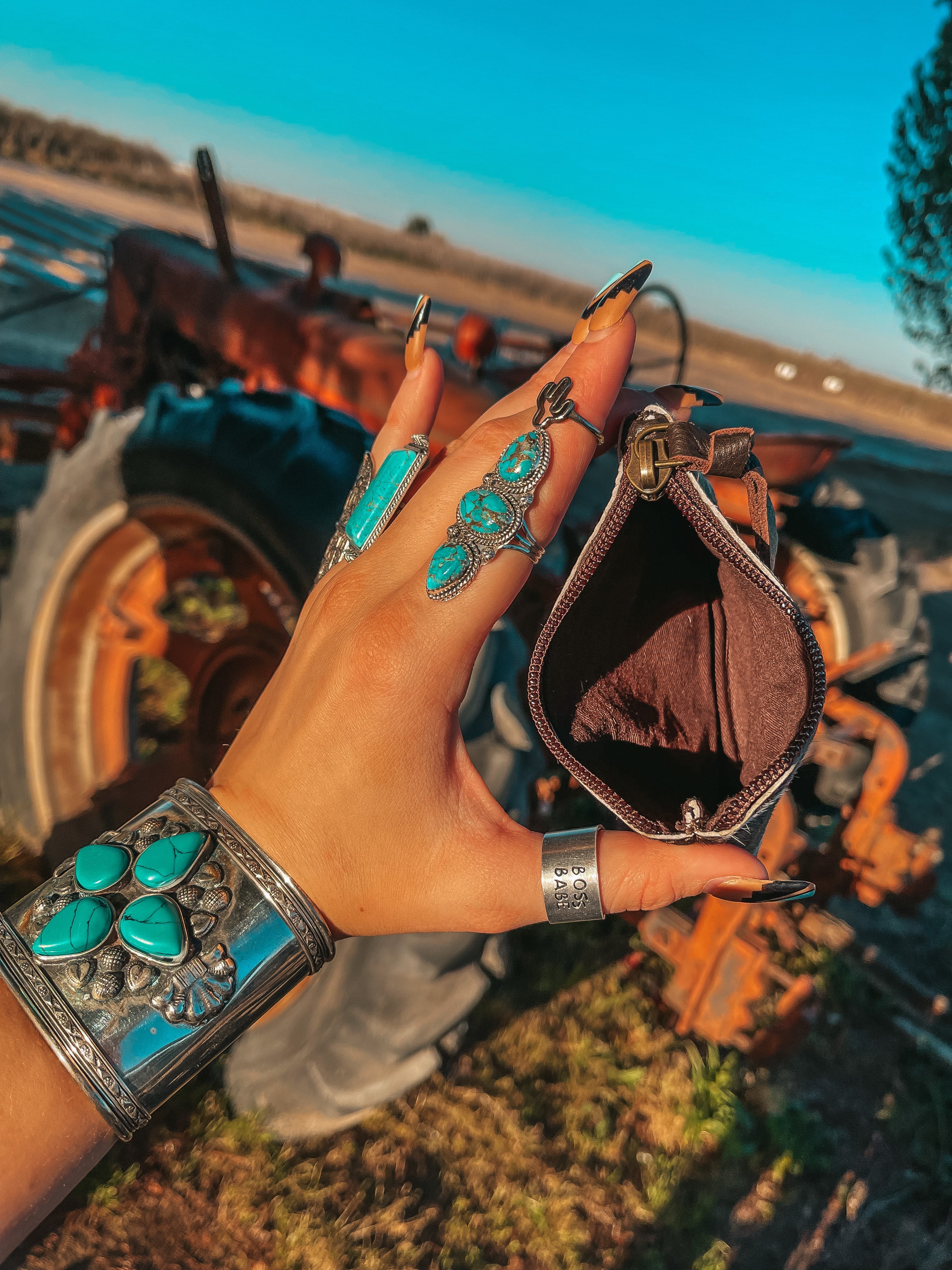 Haute Southern Hyde Thunderbird’ n Go Pouch by Beth Marie — lifestyle worn / used context