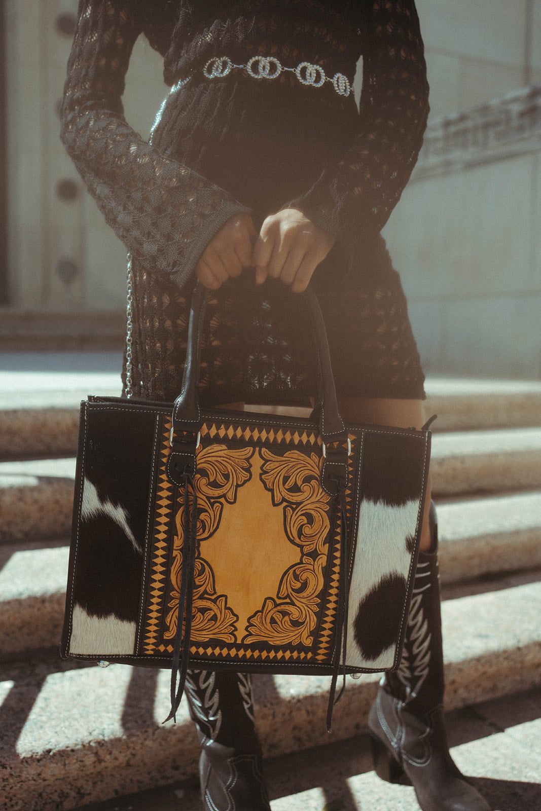 Haute Southern Hyde The Jameson Tote a Haute Southern Hyde by Beth Marie Exclusive — back view