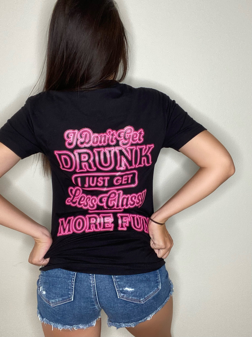 Luckless Outfitters I Don't Get Drunk Tee — lifestyle context