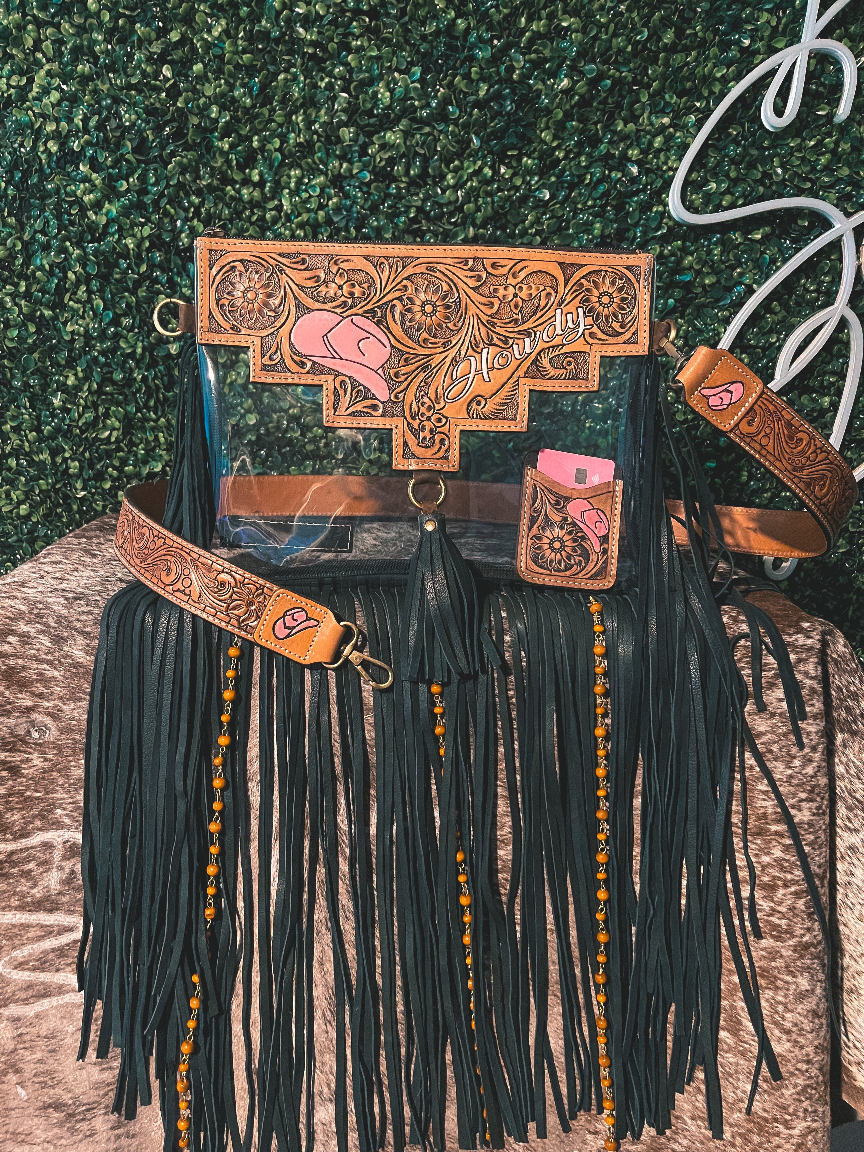 Haute Southern Hyde Howdy NFR Clear Bag a Haute Southern Hyde by Beth Marie Exclusive — detail shot 6