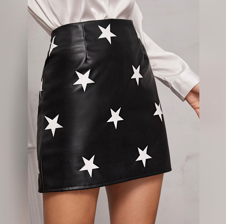 Haute Southern Hyde Haute Star of the Night Skirt — Haute Southern Hyde branding close-up
