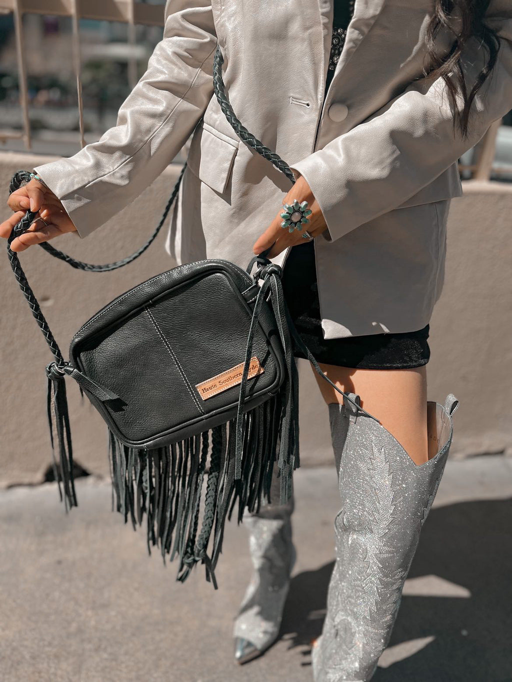 Haute Southern Hyde The Jolene (Black Version) a Haute Southern Hyde by Beth Marie Exclusive — lifestyle worn / used context