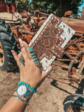 Haute Southern Hyde The Gold Foil Lancaster Wallet a Haute Southern Hyde by Beth Marie Exclusive — main product shot