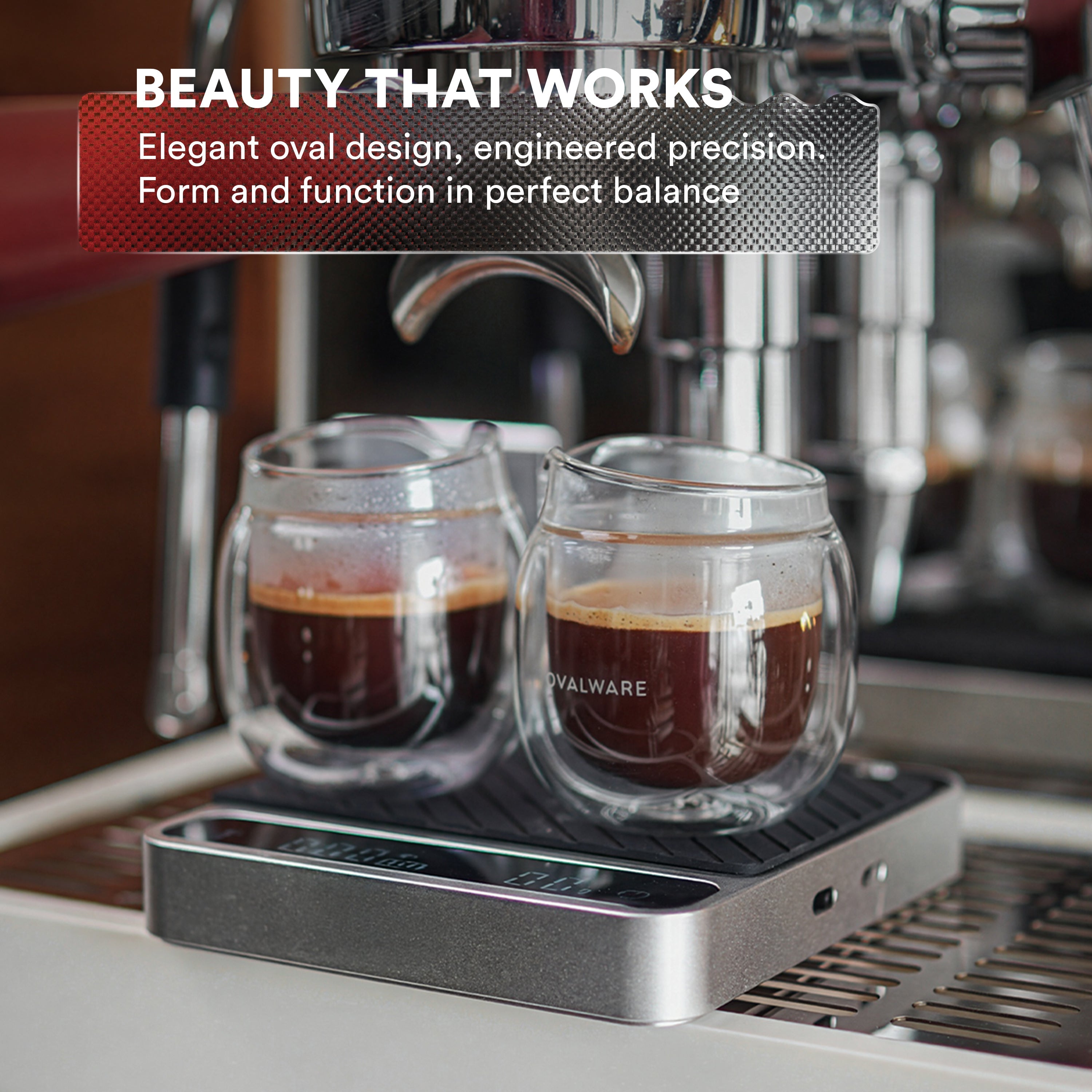 Double Wall Espresso Pouring Glass (Set of 2) – Ovalware, view 5