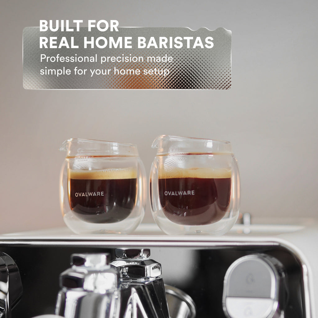 Double Wall Espresso Pouring Glass (Set of 2) – Ovalware, view 6