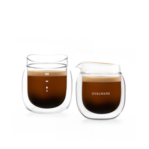 Double Wall Espresso Pouring Glass (Set of 2) – Ovalware