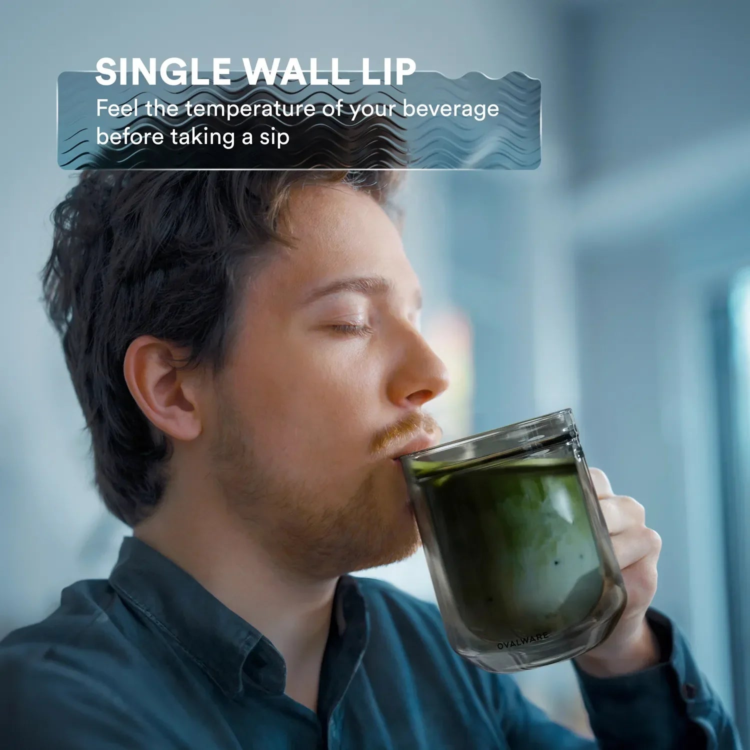 Double Wall Mug - 500ml/17oz (Set of 2) – Ovalware, view 5