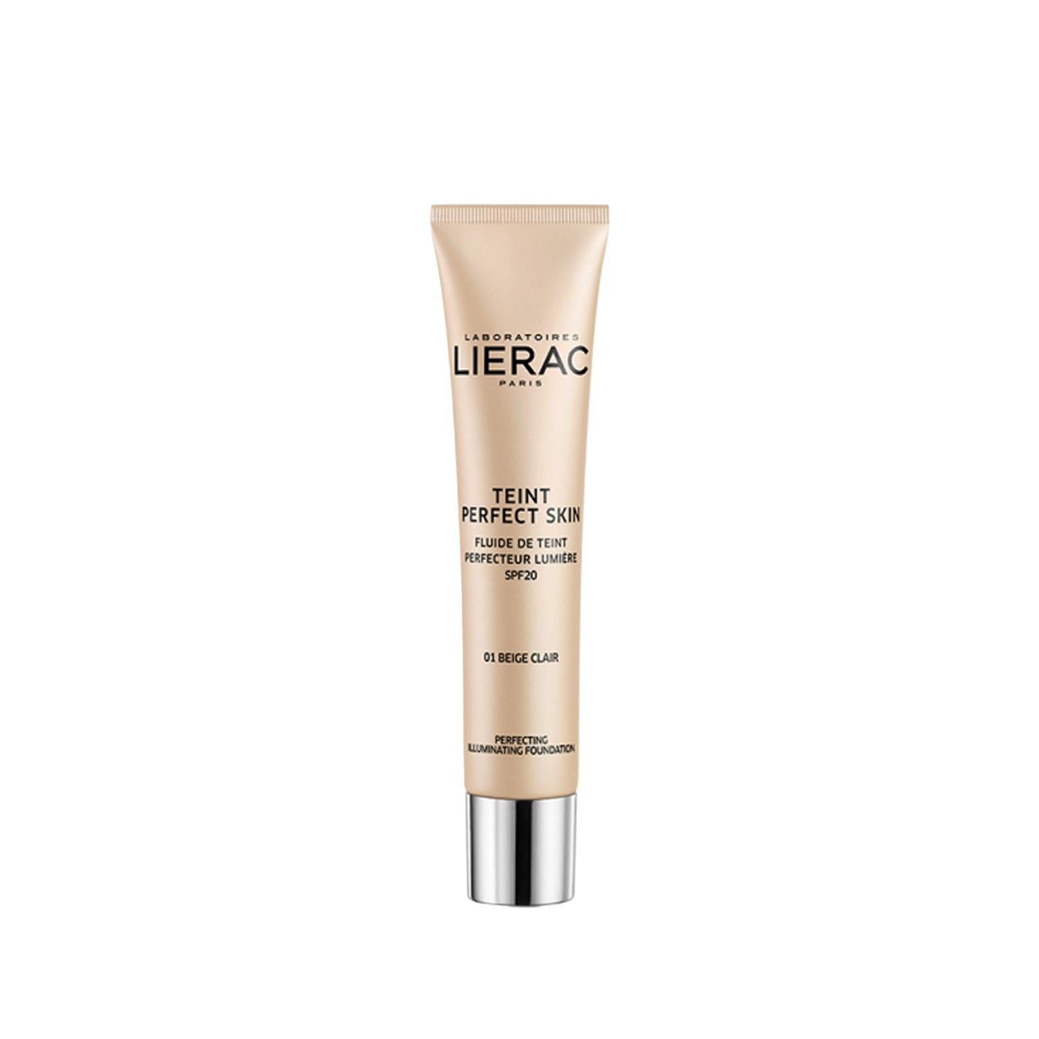 Lierac Teint Perfect Skin Foundation SPF 20 - Light Beige, 30ml - Smooth Complexion with Sun Protection