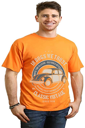 In Bugs We Men's Bamboo Viscose/Organic Cotton Short Sleeve Graphic T-Shirt