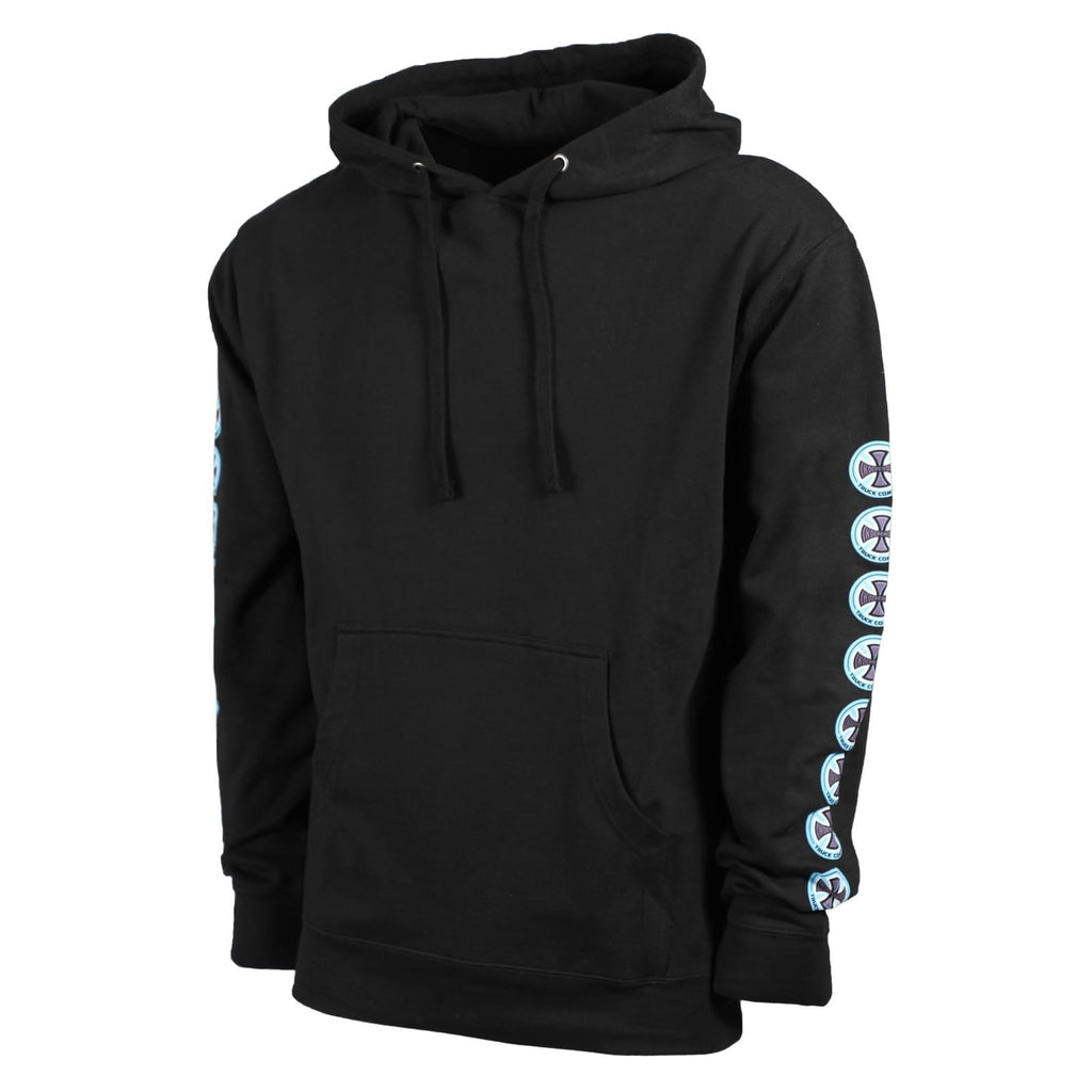Independent Chroma Pullover Hooded Mens Sweatshirt - Black by Skates USA