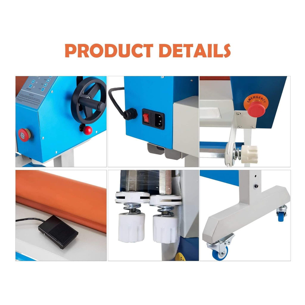 Heavy-Duty Industrial 110V Laminating Machine With Holder Rod (SAK68035) – SAKSBY WHOLESALE, view 8