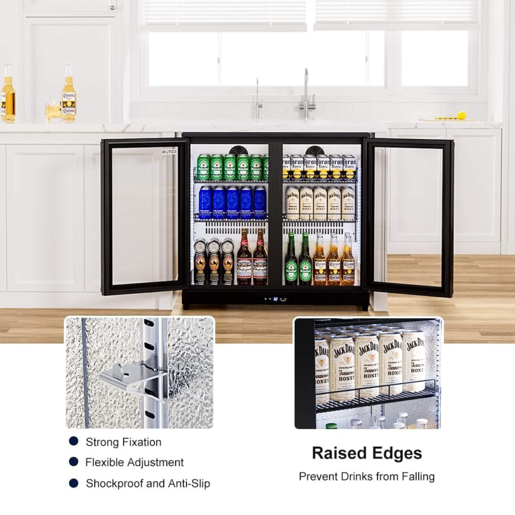 Industrial Freestanding Undercounter Beverage Refrigerator (SAK84019) – SAKSBY WHOLESALE, view 6