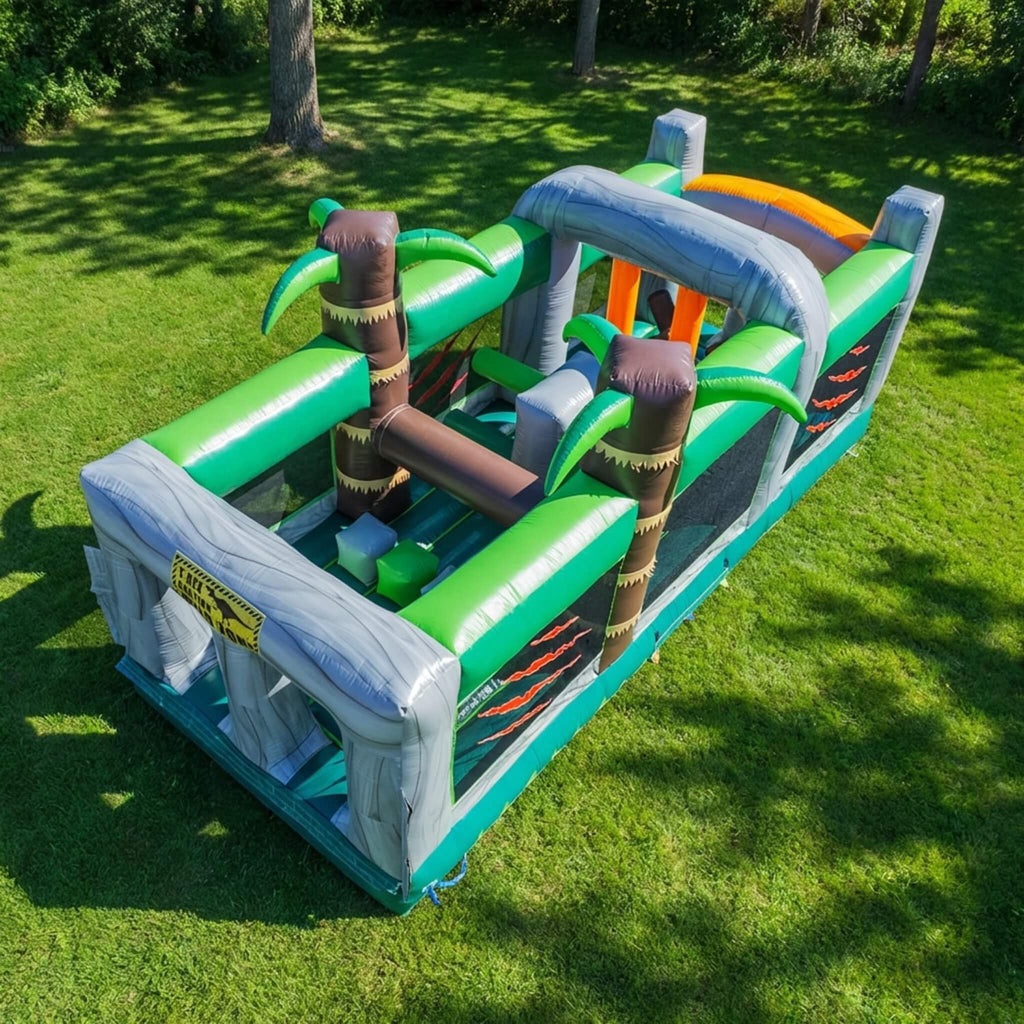 20FT Inflatable Dinosaur Obstacle Course With Blower (SAK90817) – SAKSBY WHOLESALE, view 8