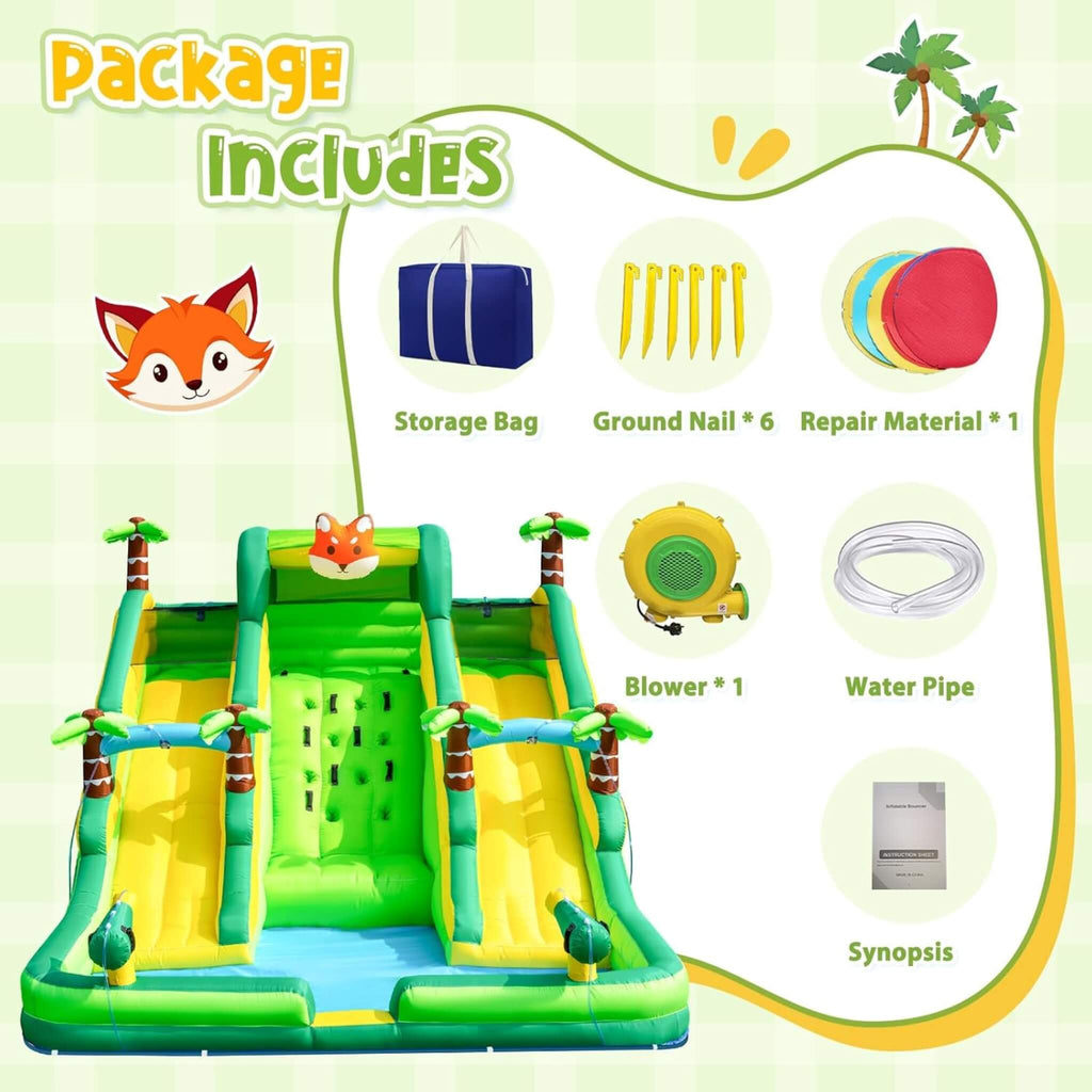Inflatable Water Slide Park With Pool And Climbing Wall (SAK90736) – SAKSBY WHOLESALE, view 8