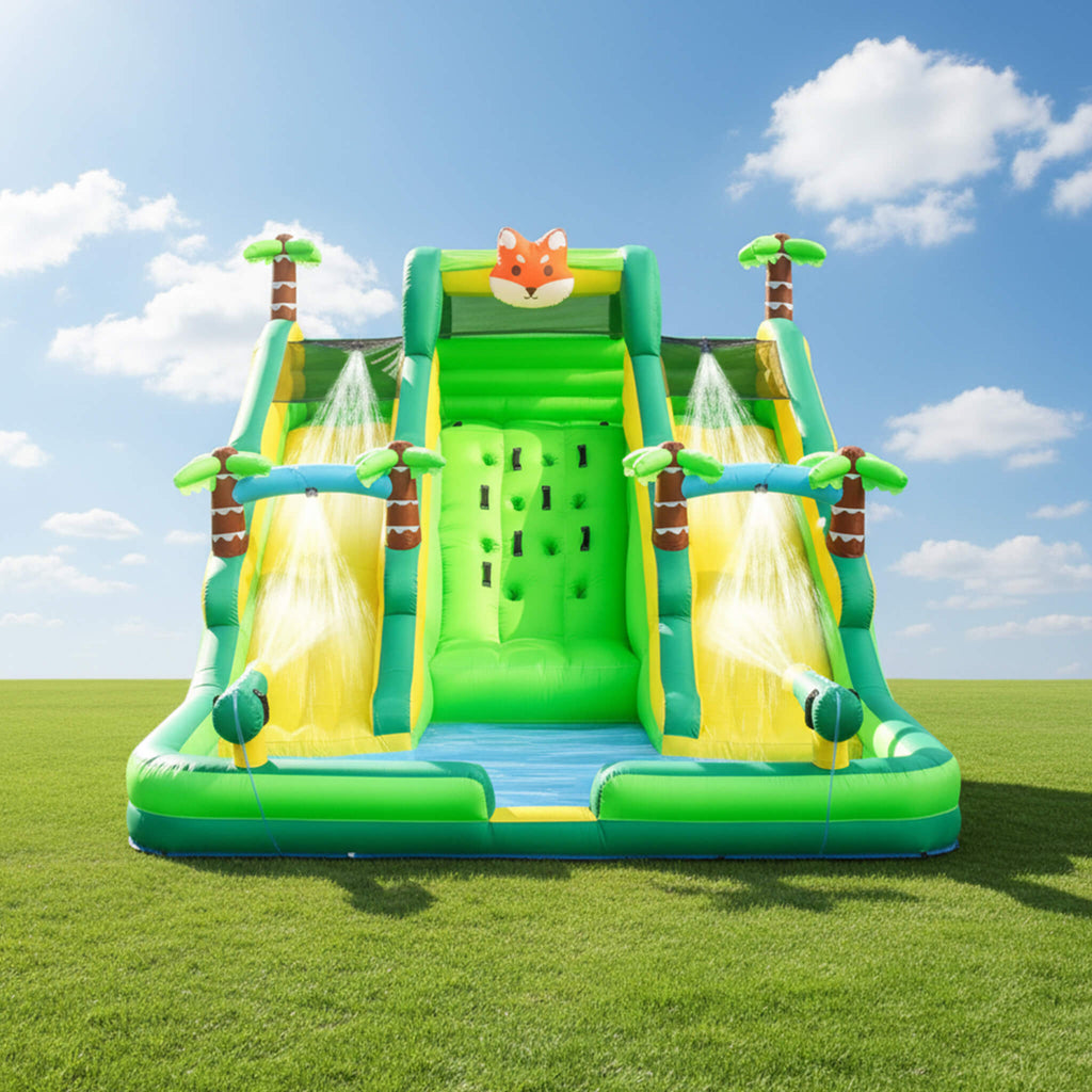 Inflatable Water Slide Park With Pool And Climbing Wall (SAK90736) – SAKSBY WHOLESALE