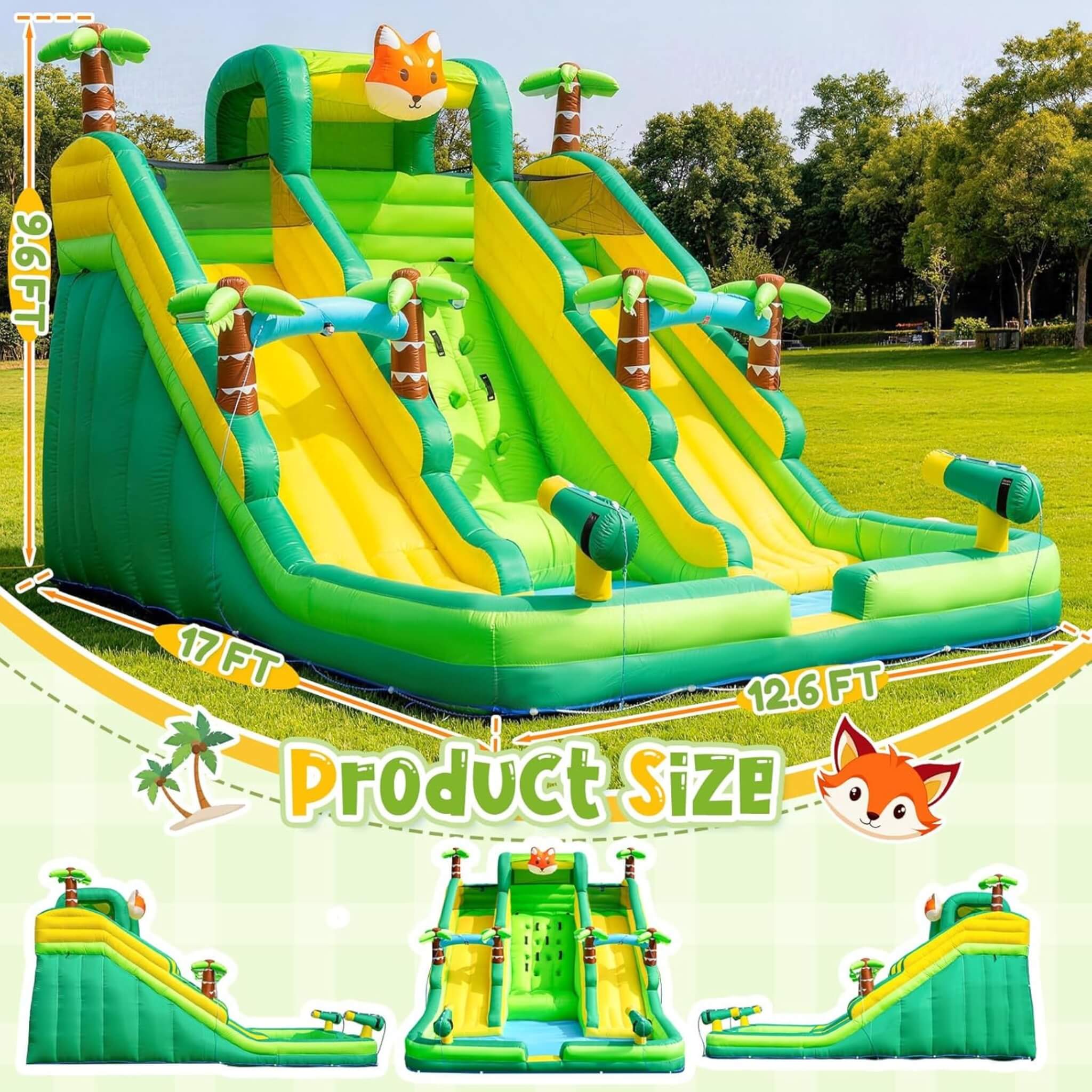 Inflatable Water Slide Park With Pool And Climbing Wall (SAK90736) – SAKSBY WHOLESALE, view 9