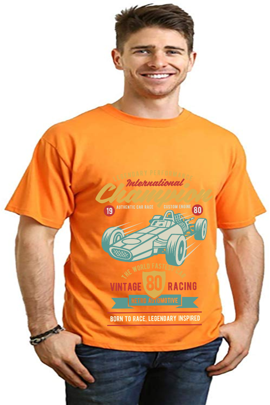 Spun Bamboo International Champion Men's Bamboo Viscose/Organic Cotton Short Sleeve Graphic T-Shirt — packaging