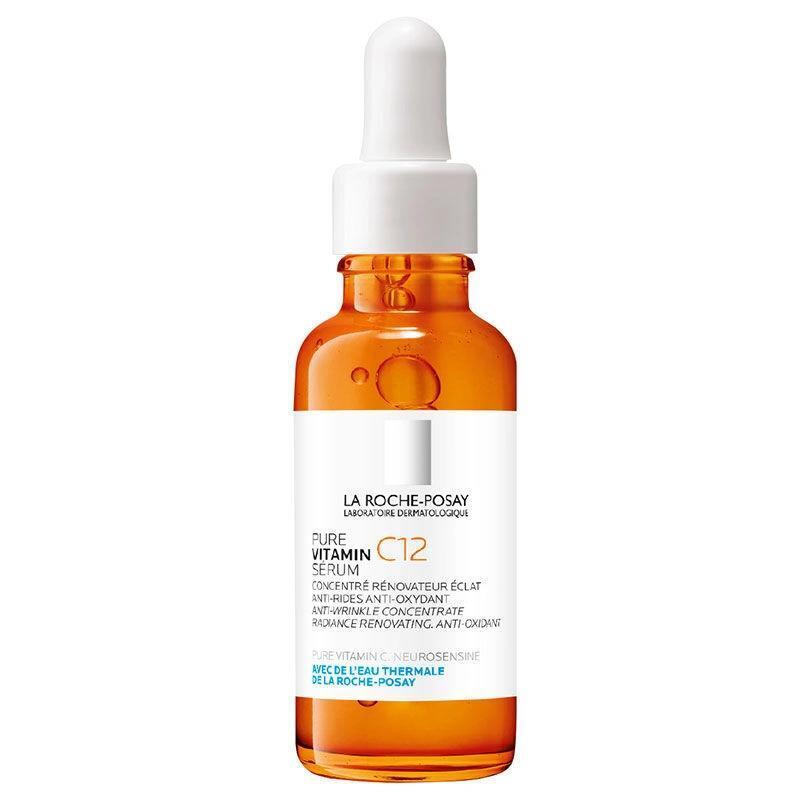 La Roche Posay C12 Antioxidant Face Serum - Illuminating, Anti-aging, Dermatologically Tested - 30 ml