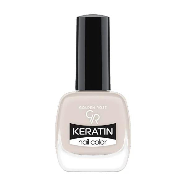 Golden Rose Keratin Nail Polish No. 08 - Long-Lasting Vibrant Nail Color with Nourishing Keratin