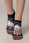 TheRanok.com Cotton Ankle Socks Conte Happy 358 - Cute — main product shot