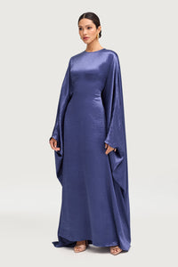 Iridescent Butterfly Inner Tie Abaya - Twilight Abayas Veiled 