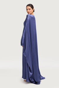 Iridescent Butterfly Inner Tie Abaya - Twilight Abayas Veiled 