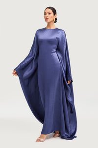 Iridescent Butterfly Inner Tie Abaya - Twilight Abayas Veiled 