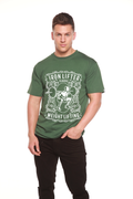 Spun Bamboo Iron Lifter Men's Bamboo Viscose/Organic Cotton Short Sleeve Graphic T-Shirt — main product shot
