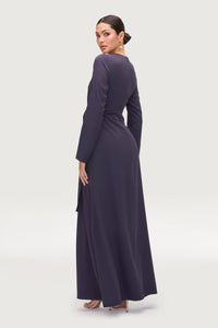 Isabella Tie Waist Maxi Dress - Night Sky Dresses Veiled Collection 