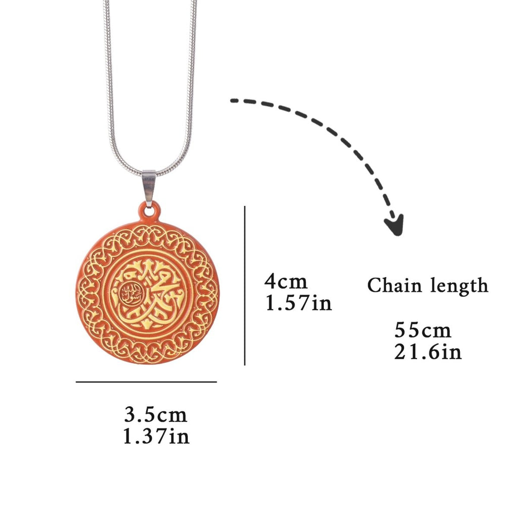 Mariam's Collection Islamic Geometric Pendants | Islamic Charms Pendants Collection (MAC271) — detail shot 8