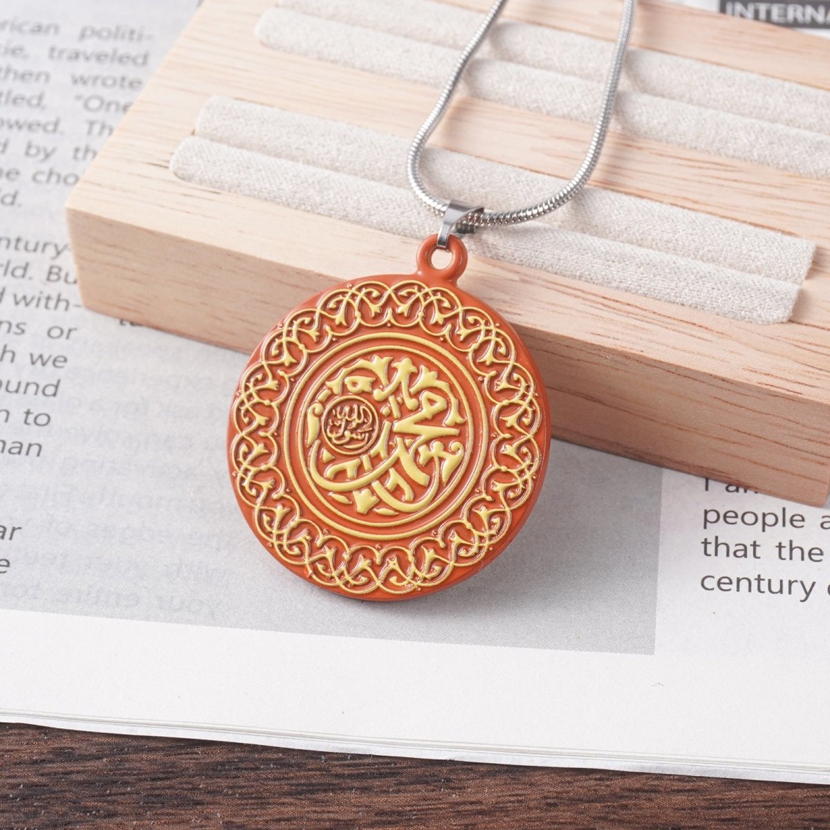 Mariam's Collection Islamic Geometric Pendants | Islamic Charms Pendants Collection (MAC271) — detail shot 7