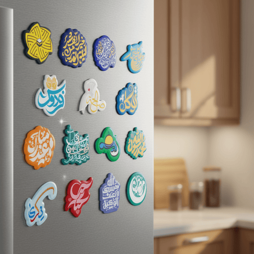 Islamic Design Souvenir Refrigerator Magnet Set (MAC328)