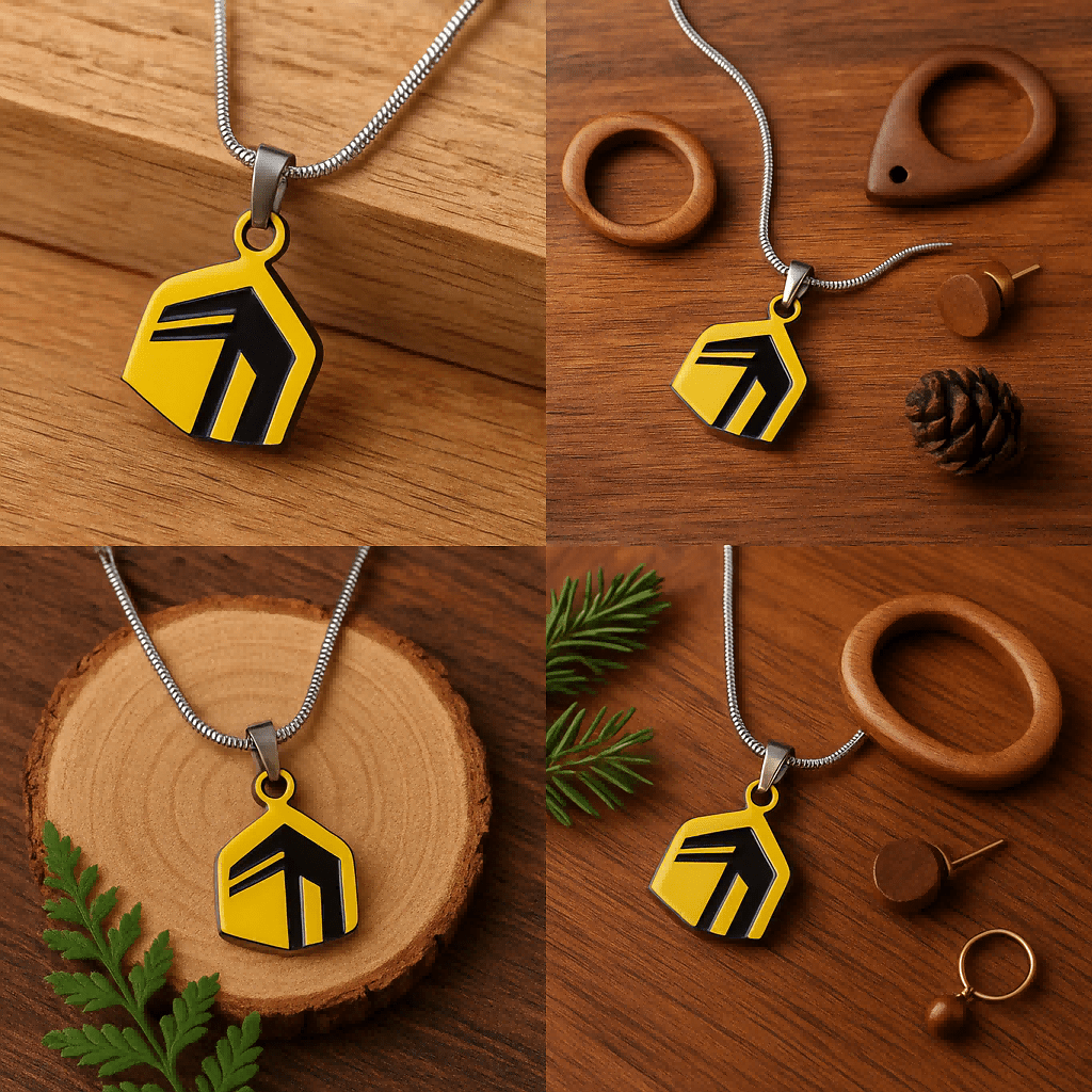 Mariam's Collection Islamic Geometric Pendants | Islamic Charms Pendants Collection (MAC271) — construction detail