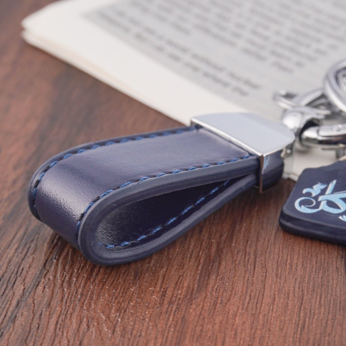 Mariam's Collection Islamic Leather Keychain with Arabic Calligraphy & Mosque Pendant Sheepskin… — detail shot 9