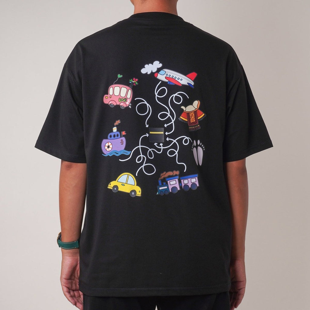 Mariam's Collection Islamic Style Artistic Design Short Sleeve T-Shirt Collection (MS182) — feature highlight