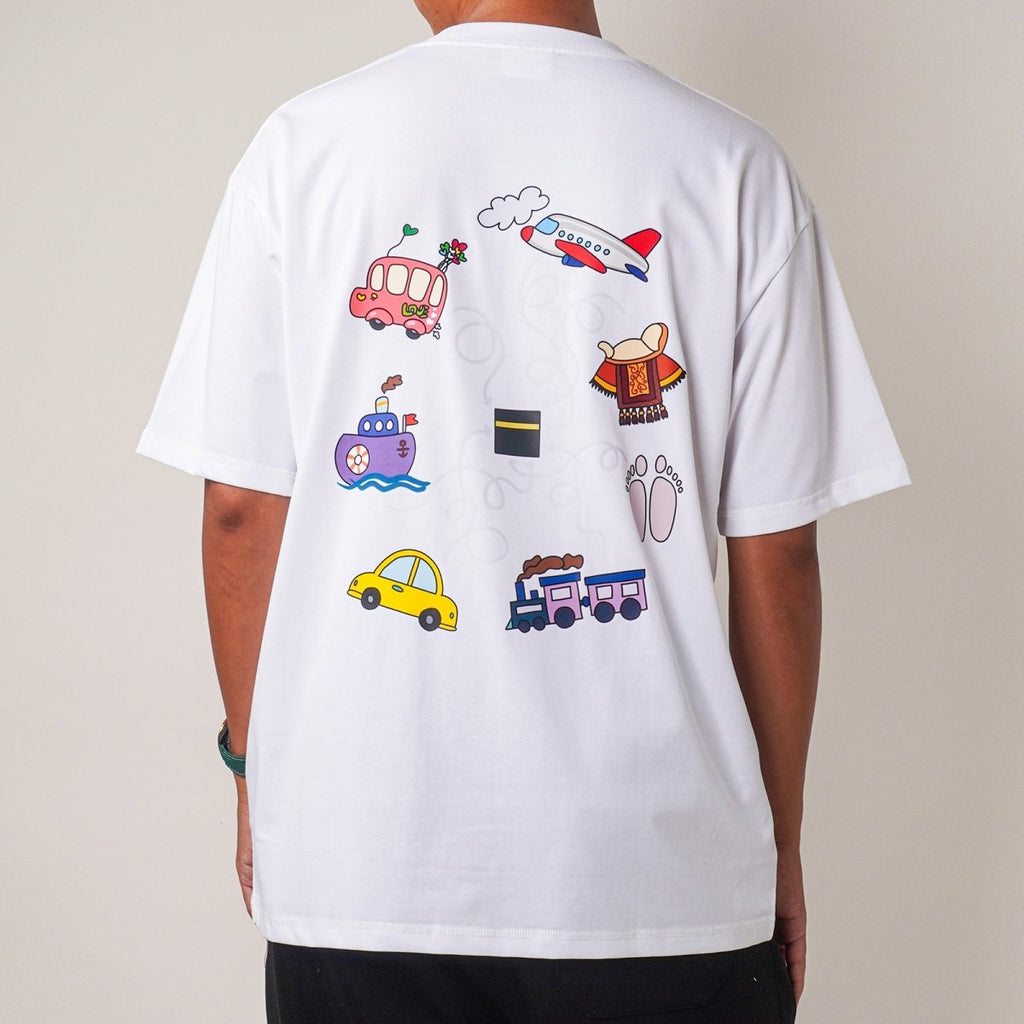 Mariam's Collection Islamic Style Artistic Design Short Sleeve T-Shirt Collection (MS182) — detail shot 9