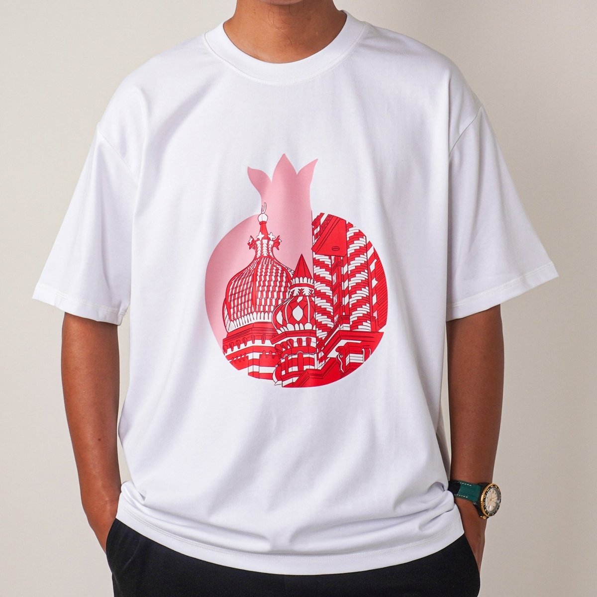 Mariam's Collection Islamic Style Artistic Design Short Sleeve T-Shirt Collection (MS182) — detail shot 10