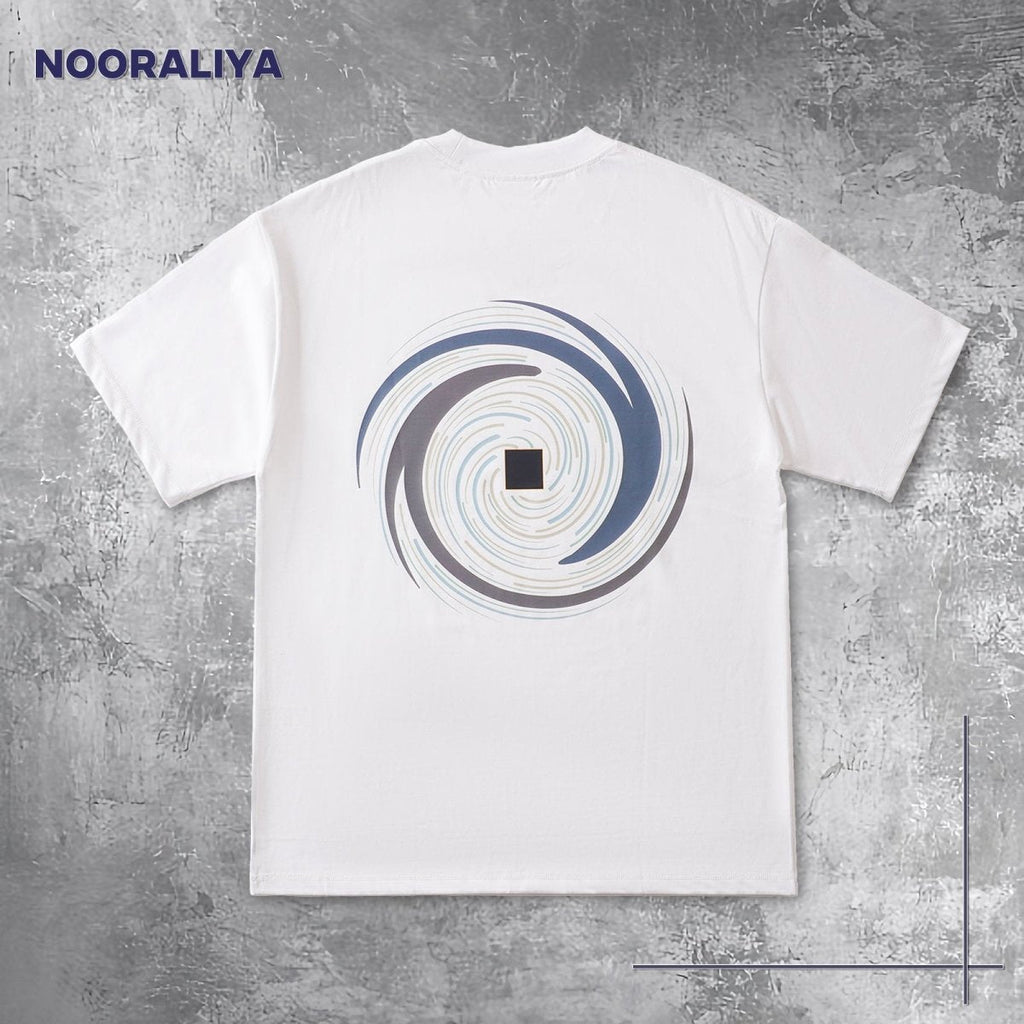 Mariam's Collection Islamic Style Artistic Design Short Sleeve T-Shirt Collection (MS182) — side view