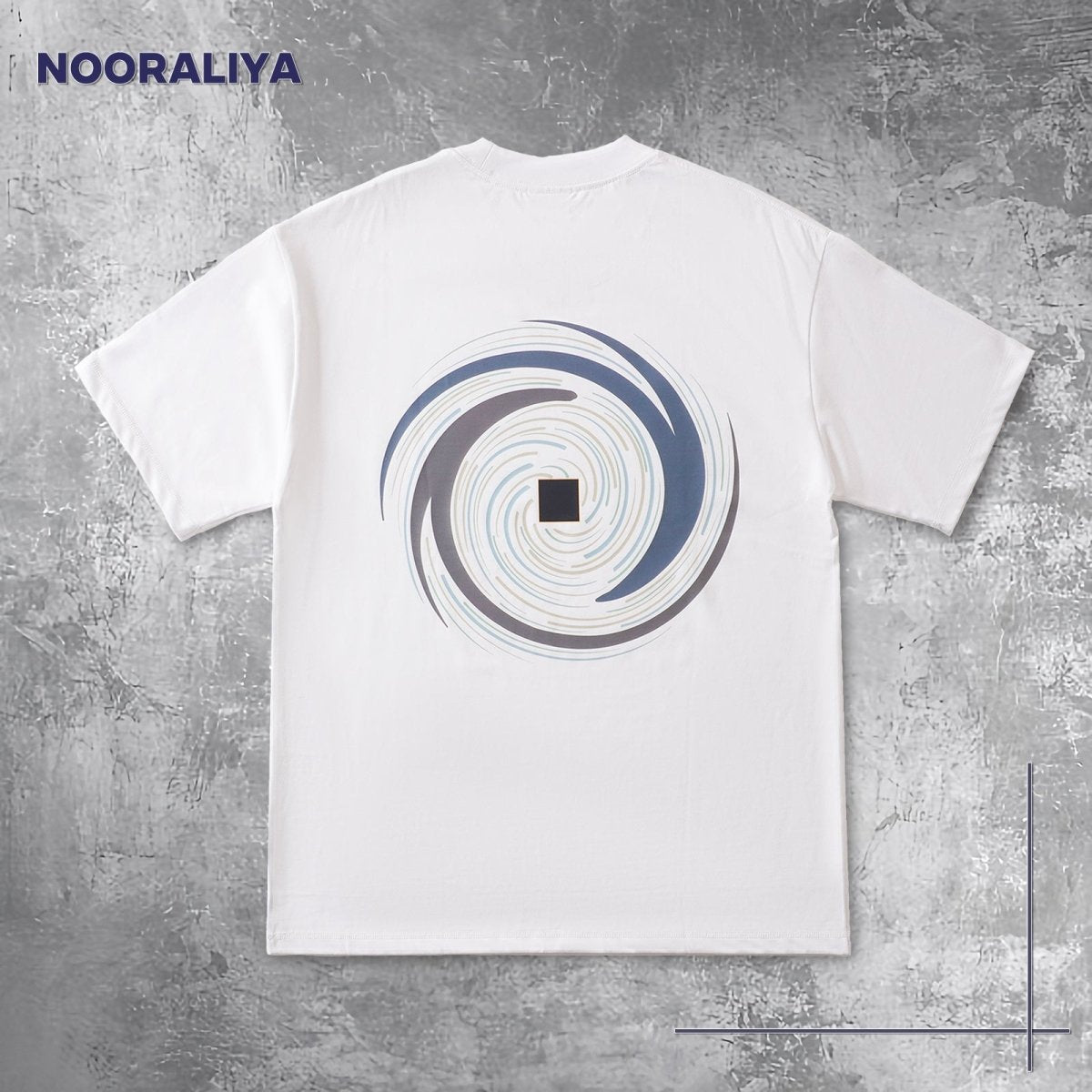 Mariam's Collection Islamic Style Artistic Design Short Sleeve T-Shirt Collection (MS182) — side view