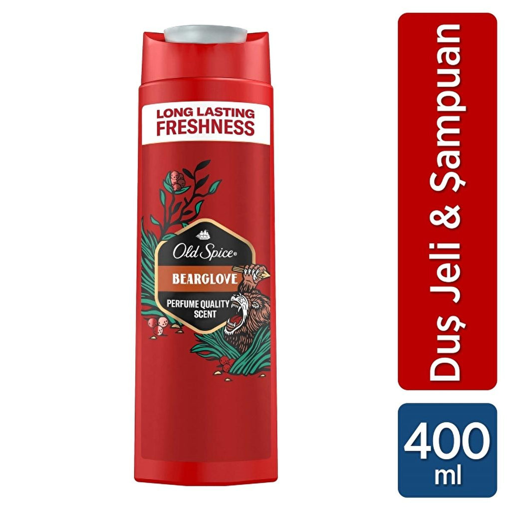 Old Spice Bearglove Men's Shower Gel & Shampoo - 13.53 fl oz - Masculine Fragrance for the Modern Adventurer