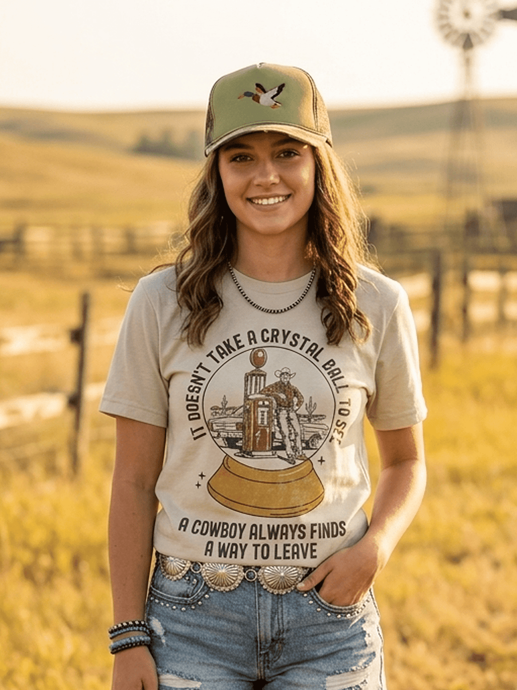 Wild Junkie It Doesn't Take a Crystal Ball To See Graphic Tee — construction detail