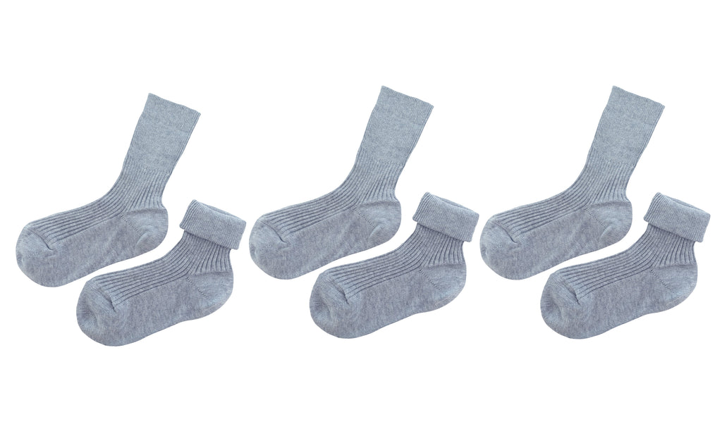 tittimitti tittimitti® 100% Organic Cotton Kid's Socks (3-Pack) – Made in Italy, Unisex, Soft & Breathable for Boys & Girls. 