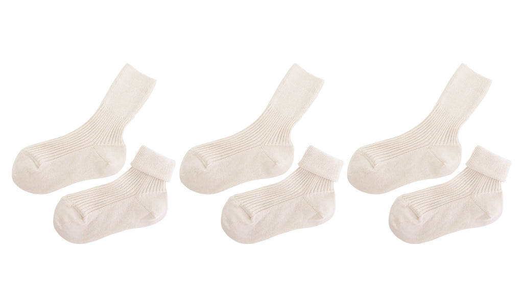 tittimitti tittimitti® 100% Organic Cotton Kid's Socks (3-Pack) – Made in Italy, Unisex, Soft & Breathable for Boys & Girls. 