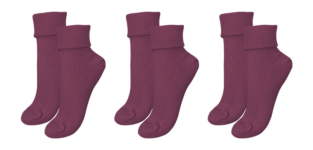 tittimitti® 100% Organic Combed Cotton Luxury Women's Socks 3-Pack. Made in Italy.