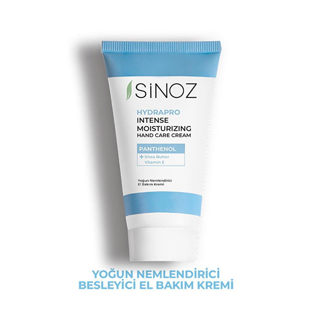 Sinoz Moisturizing Hand Cream: Intense Moisture for Dry, Cracked Hands - Shea Butter, Vitamin E, Non-Greasy Formula - 1.69 fl oz