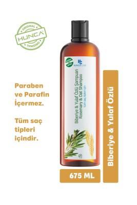 Hunca Care Rosemary Oat Herbal Shampoo - Natural & Gentle Formula for Hair Growth, Dry & Damaged Hair Repair - 22.82 fl oz