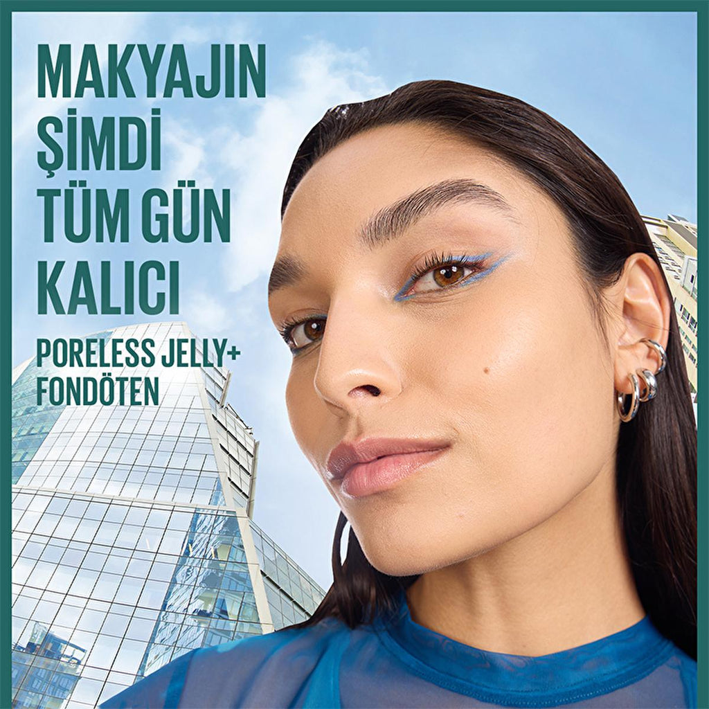 Maybelline New York Poreless Jelly Makeup Base: Minimize Pores, Hydrate, & Extend Makeup Wear with Niacinamide for Flawless Skin.