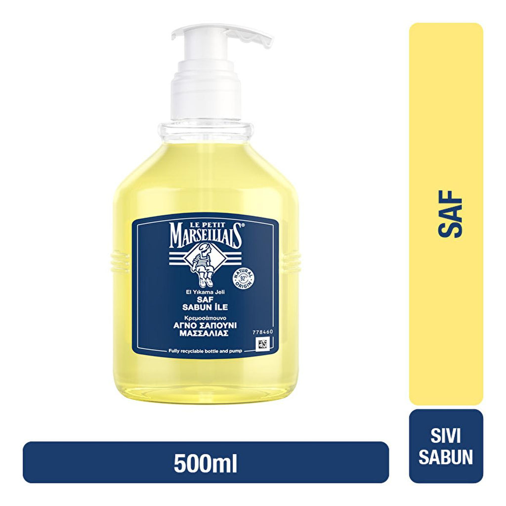 Le Petit Marseillais Natural Liquid Soap with Olive Oil - Gentle Skincare for Sensitive Skin, Vegan Skincare Products